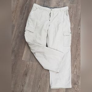 VF jeans wear light Tan cargo pants, straight leg size 36/30